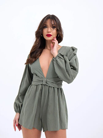 6528 TULUM ELBİSE-HAKİ