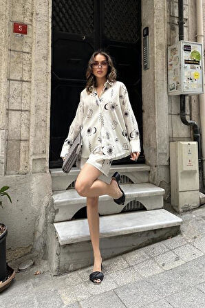 Lauren Desenli Keten Takım 9805-0025