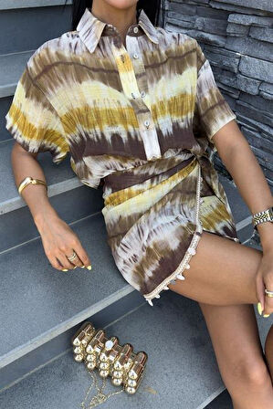 Gömlek Ve Eteği Aksesuarlı Takım 10211