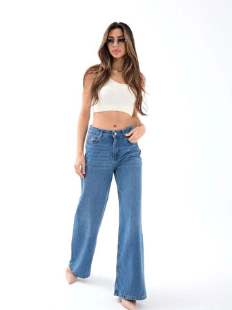 7418 KOT PANTOLON-MAVİ