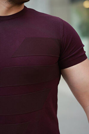 Erkek Bisiklet Yaka Kısa Kollu Tişört