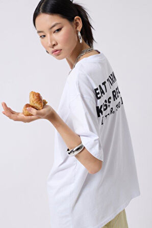 Turkish Sırt Baskılı Oversize T-Shirt