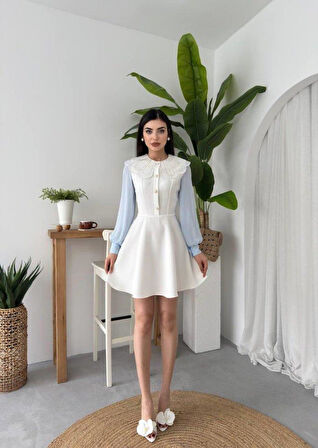 Asıo Bebe Yaka Elbise