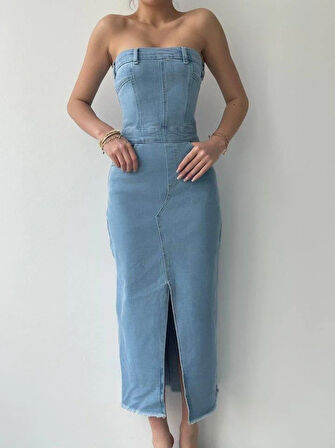 Sonic Straplez Elbise