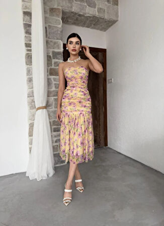 Talia Straplez Elbise