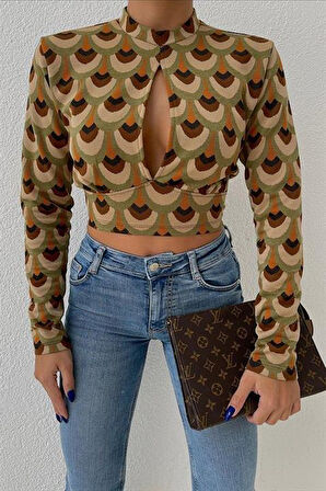 Autumn Cut Out Bluz 3018-08