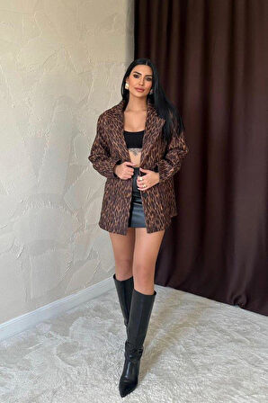 Leopar Leopar Ceket