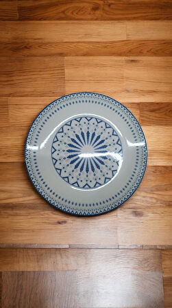 Güral porselen 6 adet  25 cm şuje servis tabağı e48
