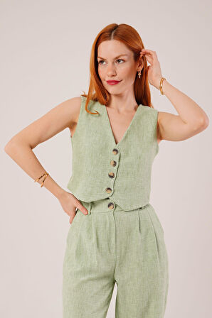 Kırçıllı Desen Yeşil Takım