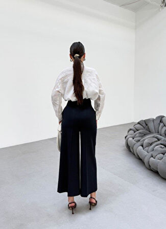 230 Gr Poly Viscose Full Lycra Metal Toka Aksesuarli Pantolon