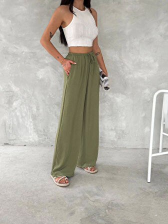 Ayrobin Oversize Pantalon - Mint Yeşili