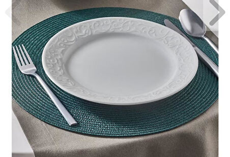 Güral porselen 6 adet  25 cm Bahar dalı servis tabağı 