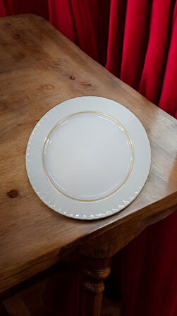 Güral porselen sedef model 6 adet  20 cm pasta tabağı 