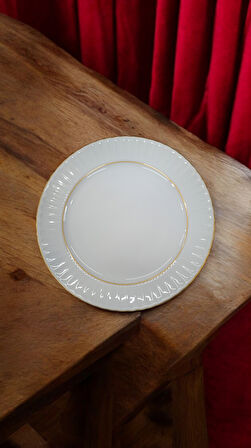 Güral porselen sedef model 6 adet  25 cm servis tabağı 