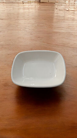 Güral porselen 6 adet 14 cm kare kayık tabak gbseo14kr 