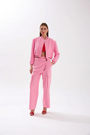 Pareo Pantolon Pembe