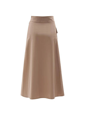 Street Serisi Tyra Maxi Boy Etek Bej