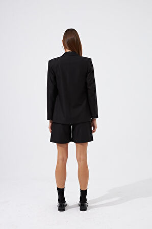 Cool Mode Serisi Naomi Blazer Ceket Siyah