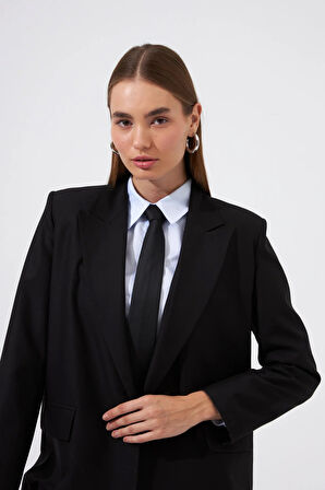 Cool Mode Serisi Naomi Blazer Ceket Siyah