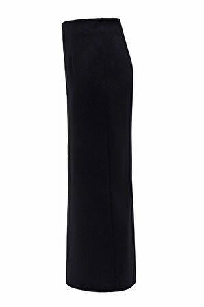 Magic Love Maxi Boy Kaşe Etek Siyah