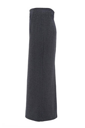 Magic Love Maxi Boy Kaşe Etek Antrasit