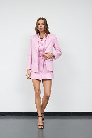 Enternal Elegance Blazer Ceket Pembe