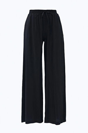 Nok Sweet Cupra Beli Lastikli Pantolon Siyah