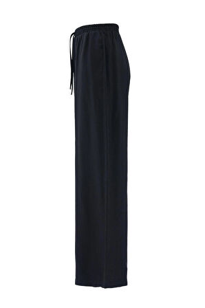 Nok Sweet Cupra Beli Lastikli Pantolon Siyah