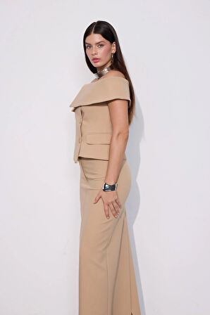 Nok Classic Signature Alessandra Maxi Boy Kalem Etek Camel