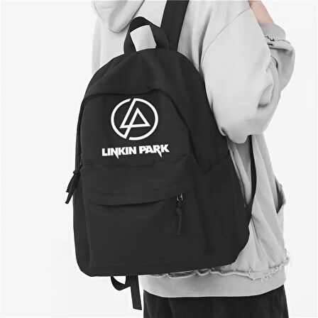 Linkin Park Logo Baskılı Unisex Sırt Çantası