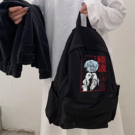 Rei Ayanami Baskılı Unisex Sırt Çantası