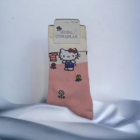 Hello Kitty Kolej Çorap