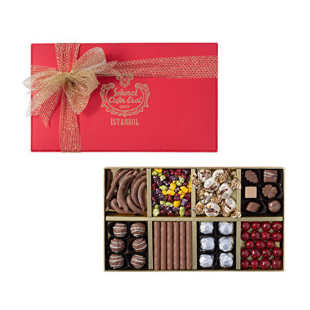 Sekiz Bölmeli İstanbul Set Kutu - Büyük