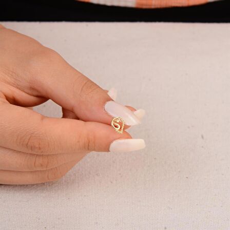 14 Ayar Altın Damla Küpe 1,03 gr