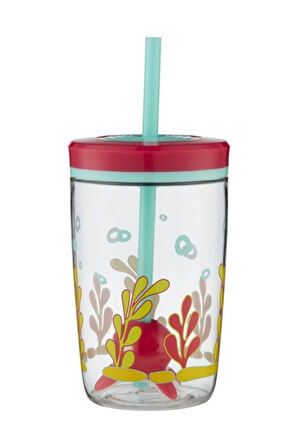 Floating Straw Squid 420 Ml 14 Oz- 1000-0773 Çocuk Suluk