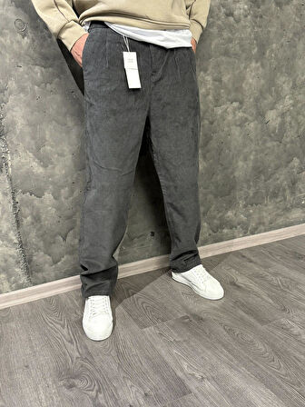Atlanta Street Fitilli Kadife Jean Pantolon. Baggy fit. Rahat Kesim Erkek Pantolon