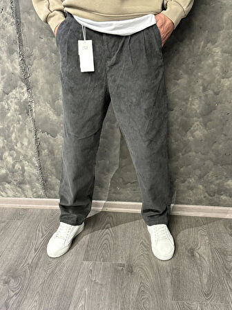 Atlanta Street Fitilli Kadife Jean Pantolon. Baggy fit. Rahat Kesim Erkek Pantolon