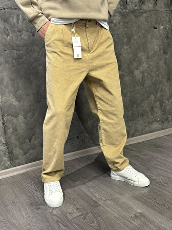 Atlanta Street Fitilli Kadife Jean Pantolon. Baggy fit. Rahat Kesim Erkek Pantolon