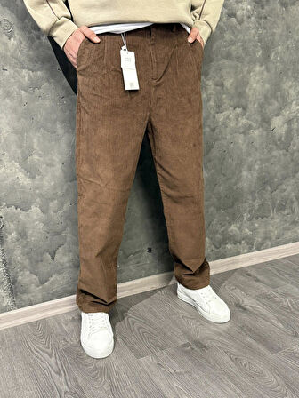 Atlanta Street Fitilli Kadife Jean Pantolon. Baggy fit. Rahat Kesim Erkek Pantolon