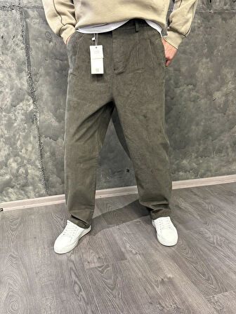 Atlanta Street Fitilli Kadife Jean Pantolon. Baggy fit. Rahat Kesim Erkek Pantolon