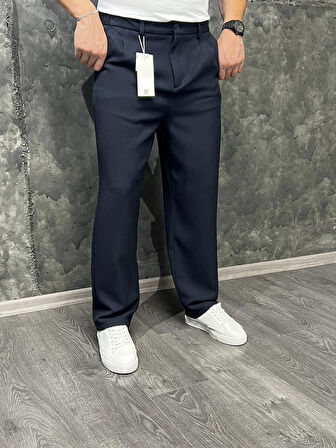 Oxford Fitil Kumaş Baggy Erkek Pantolon