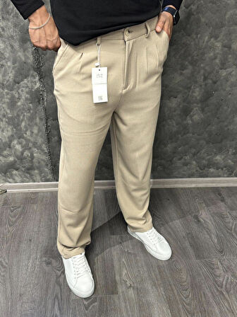 Oxford Fitil Kumaş Baggy Erkek Pantolon