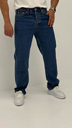 Jonas Baggy Denim Orta Mavi Jean Pantolon