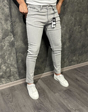 Edward Yıkamalı Erkek Trend Slim Fit Denim Jean Pantolon