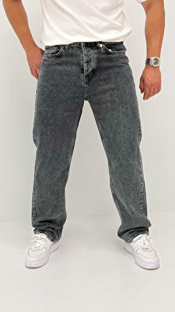 Lucia Baggy Denim Orta Mavi Erkek Jean Pantolon