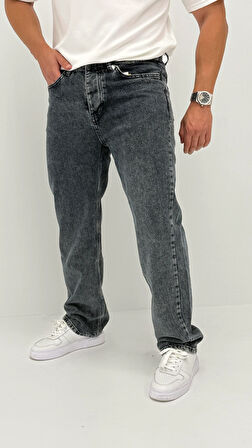 Lucia Baggy Denim Orta Mavi Erkek Jean Pantolon