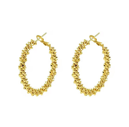 Halka Tasarım Çelik Küpe Sns302011