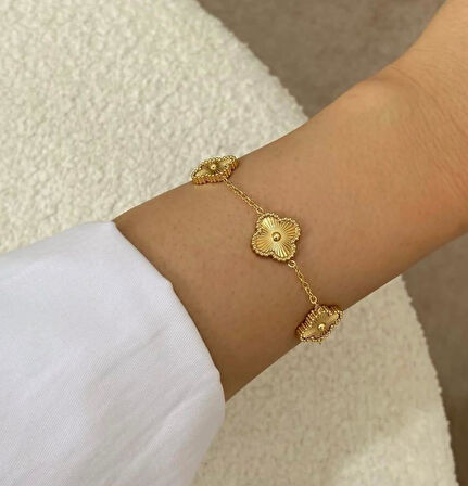 Günlük Gold Çelik Takı Seti