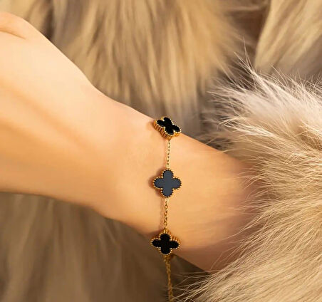 Siyah Van Çelik Bileklik Sns035