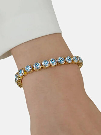 Nazar Su Yolu Çelik Bileklik Sns02